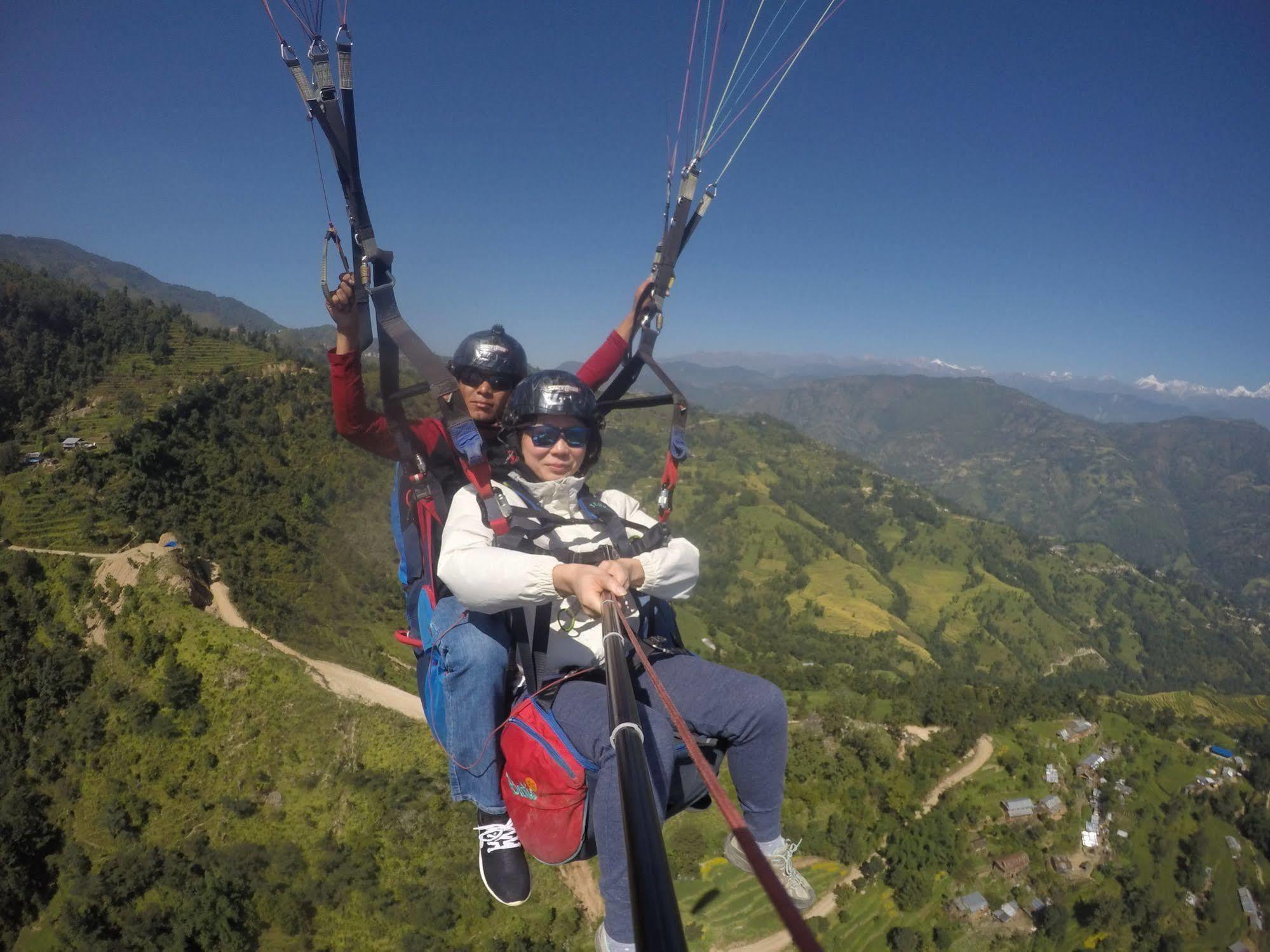 Langtang View Nagarkot Bed And Breakfast Exterior foto