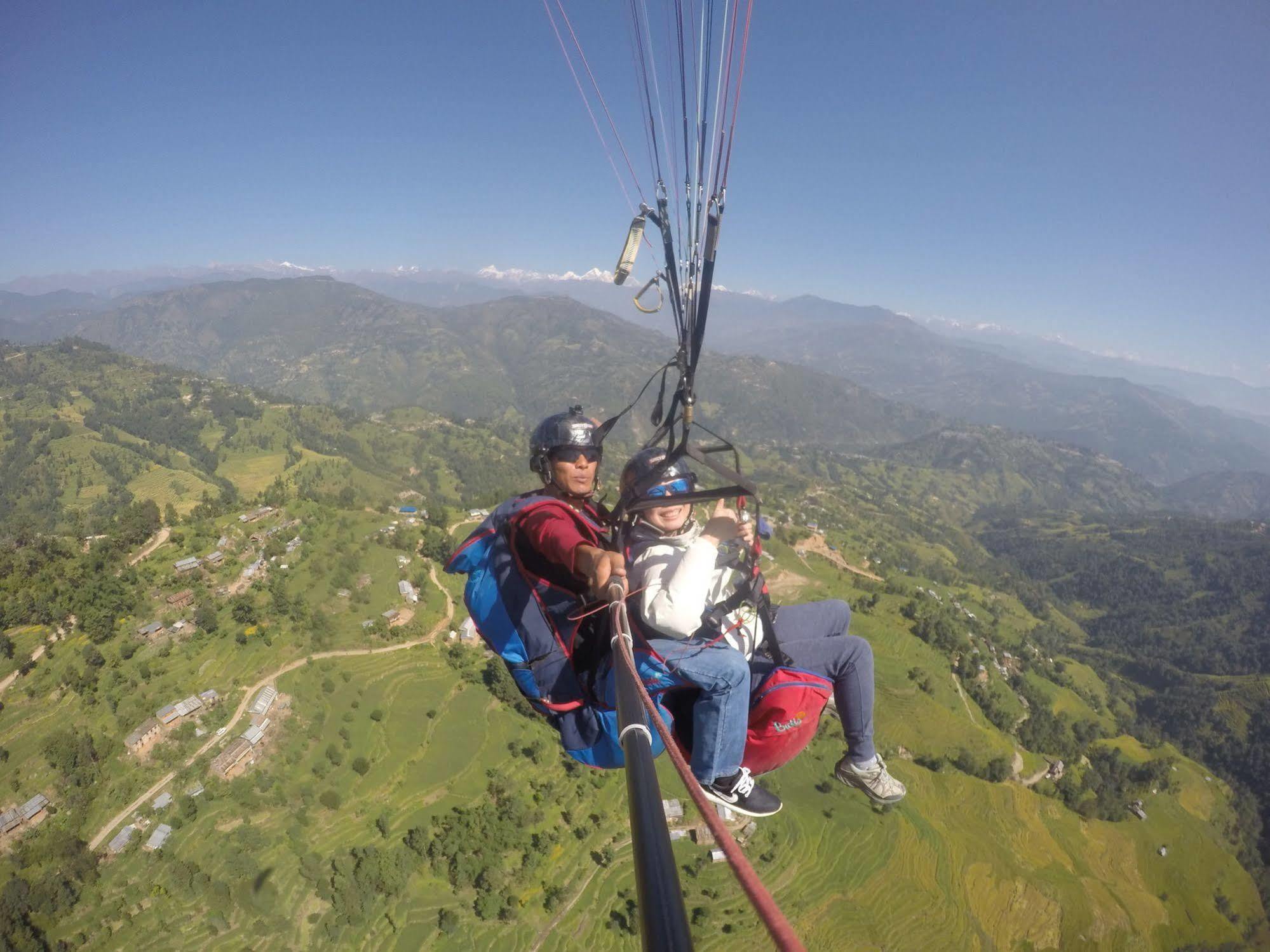 Langtang View Nagarkot Bed And Breakfast Exterior foto